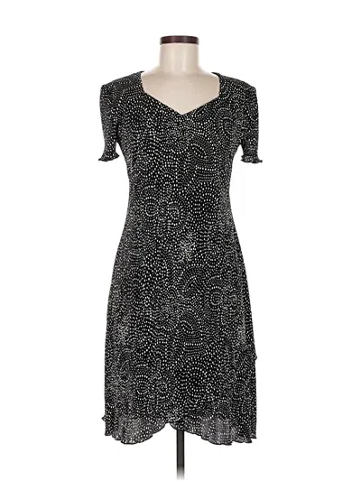 Pre-owned Connected Apparel Casual Dress In Black