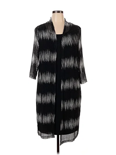 Pre-owned Connected Apparel Casual Dress In Black