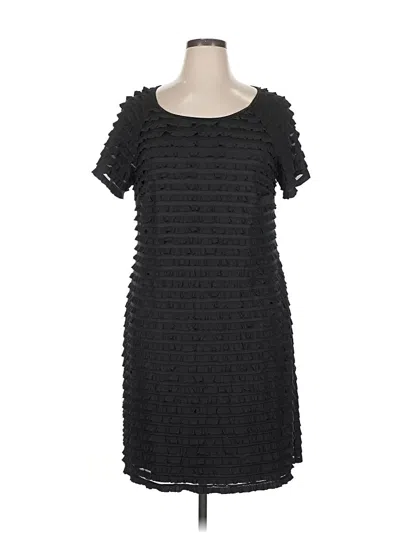 Pre-owned Connected Apparel Casual Dress In Black
