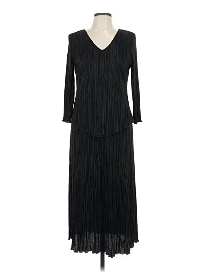 Pre-owned Connected Apparel Casual Dress In Black