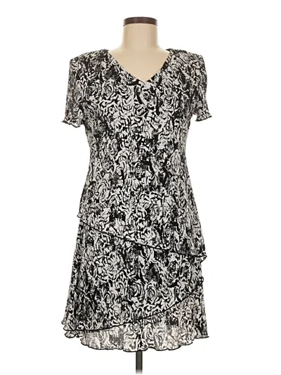 Pre-owned Connected Apparel Casual Dress In Black