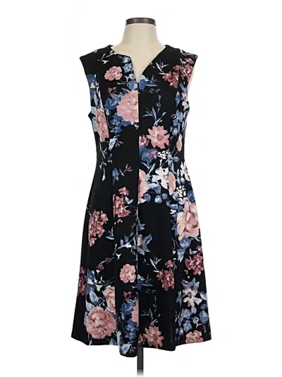 Pre-owned Connected Apparel Casual Dress In Black