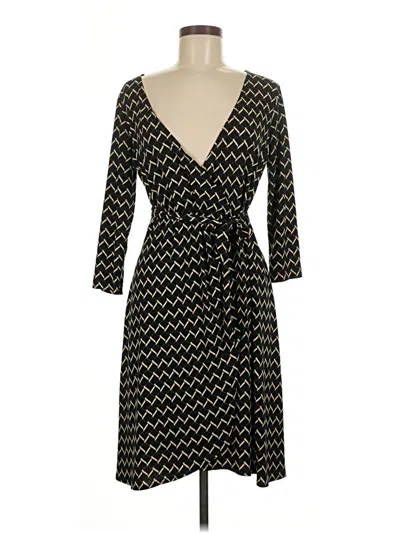 Pre-owned Connected Apparel Casual Dress In Black