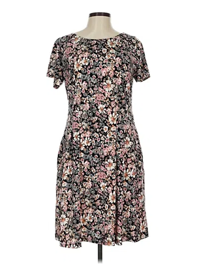 Pre-owned Connected Apparel Casual Dress In Black