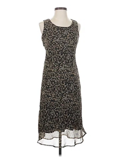 Pre-owned Connected Apparel Casual Dress In Black