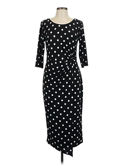 Pre-owned Connected Apparel Casual Dress In Black