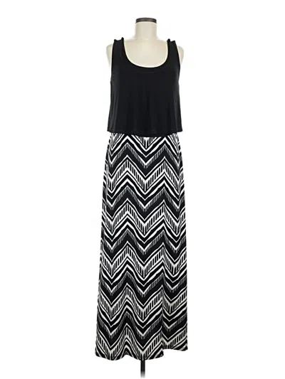 Pre-owned Connected Apparel Casual Dress In Black