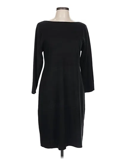 Pre-owned Connected Apparel Casual Dress In Black