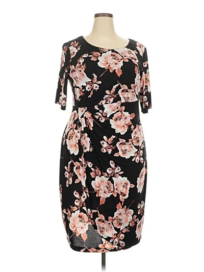 Pre-owned Connected Apparel Casual Dress In Black