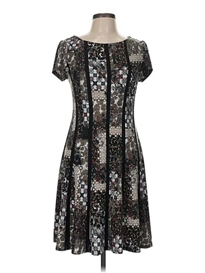 Pre-owned Connected Apparel Casual Dress In Black