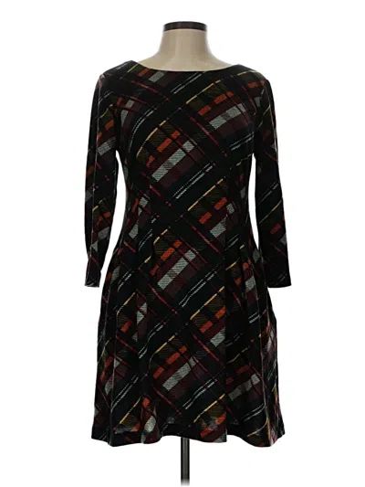 Pre-owned Connected Apparel Casual Dress In Black