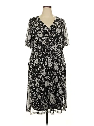 Pre-owned Connected Apparel Casual Dress In Black