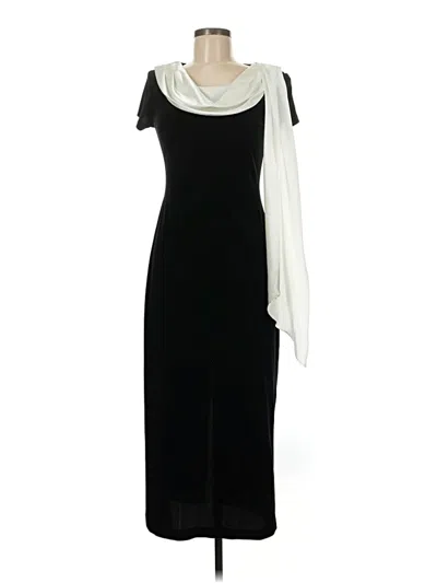 Pre-owned Connected Apparel Casual Dress In Black