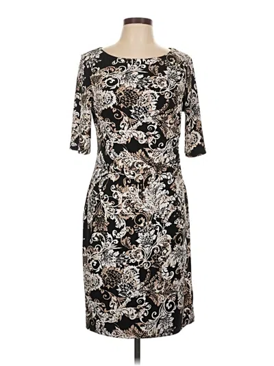 Pre-owned Connected Apparel Casual Dress In Black