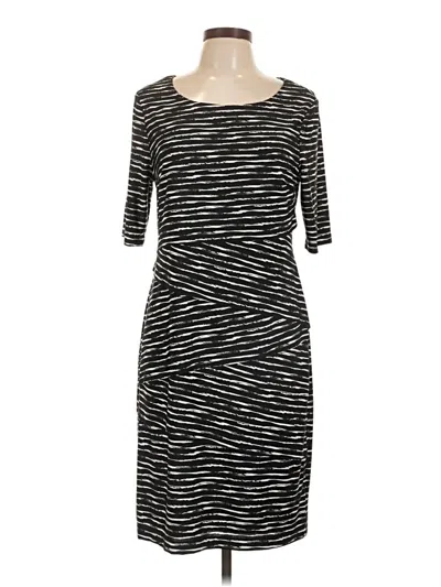 Pre-owned Connected Apparel Casual Dress In Black