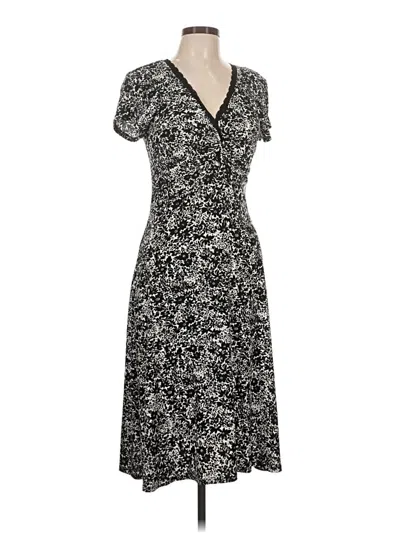 Pre-owned Connected Apparel Casual Dress In Black