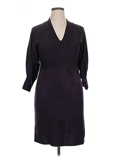 Pre-owned Connected Apparel Casual Dress In Black