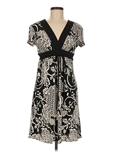 Pre-owned Connected Apparel Casual Dress In Black