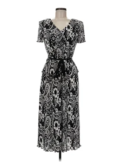 Pre-owned Connected Apparel Casual Dress In Black