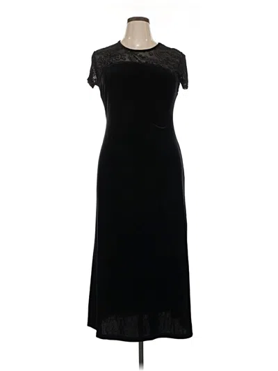 Pre-owned Connected Apparel Casual Dress In Black