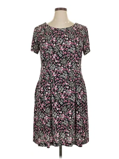 Pre-owned Connected Apparel Casual Dress In Black