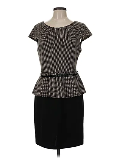 Pre-owned Connected Apparel Casual Dress In Black