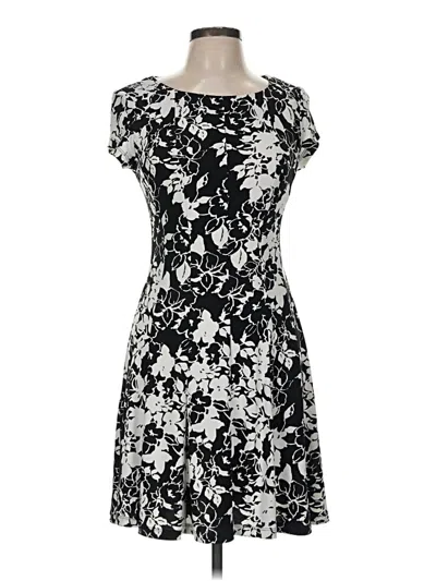 Pre-owned Connected Apparel Casual Dress In Black
