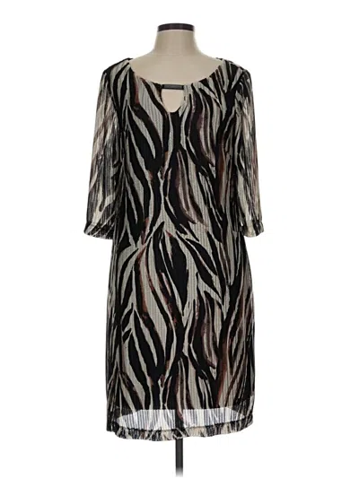 Pre-owned Connected Apparel Casual Dress In Black
