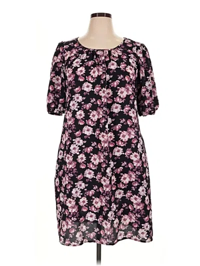 Pre-owned Connected Apparel Casual Dress In Black