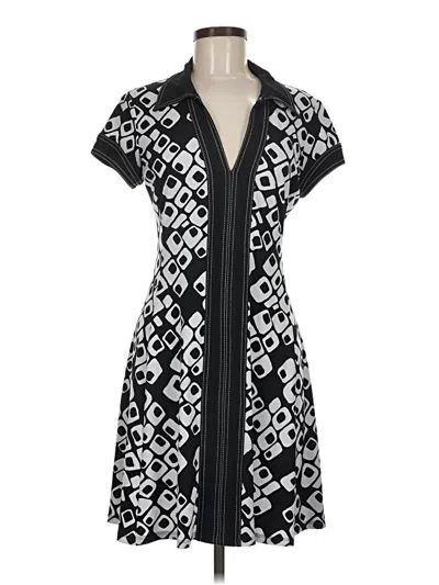 Pre-owned Connected Apparel Casual Dress In Black