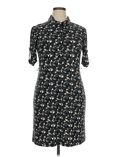 Pre-owned Connected Apparel Casual Dress In Black