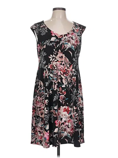 Pre-owned Connected Apparel Casual Dress In Black