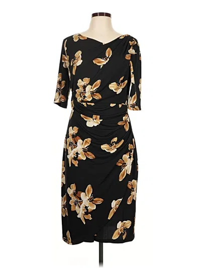 Pre-owned Connected Apparel Casual Dress In Black