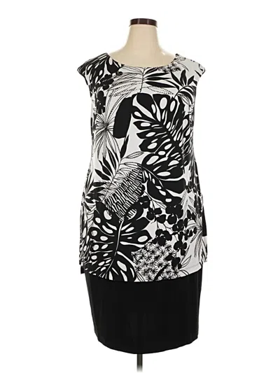 Pre-owned Connected Apparel Casual Dress In Black