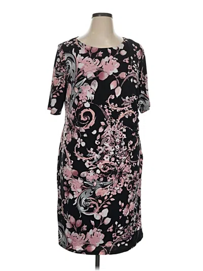 Pre-owned Connected Apparel Casual Dress In Black