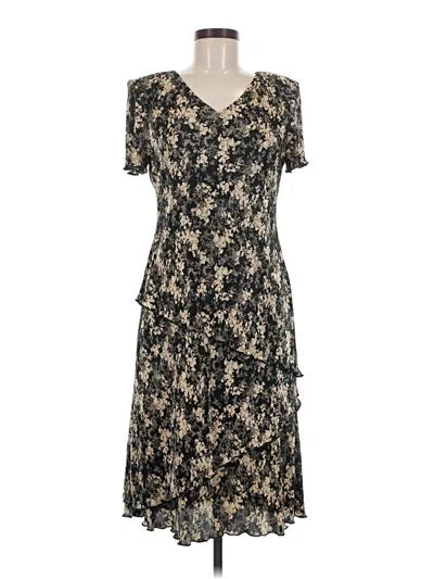 Pre-owned Connected Apparel Casual Dress In Black