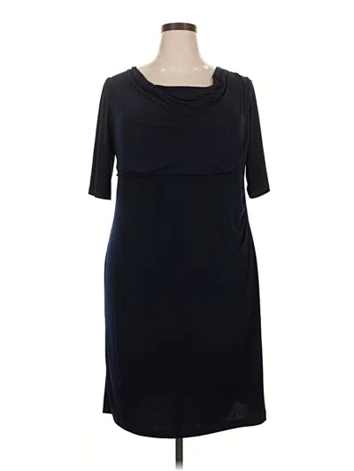 Pre-owned Connected Apparel Casual Dress In Black