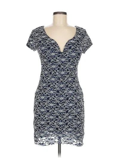 Pre-owned Connected Apparel Casual Dress In Blue