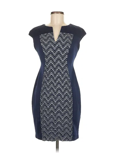 Pre-owned Connected Apparel Casual Dress In Blue