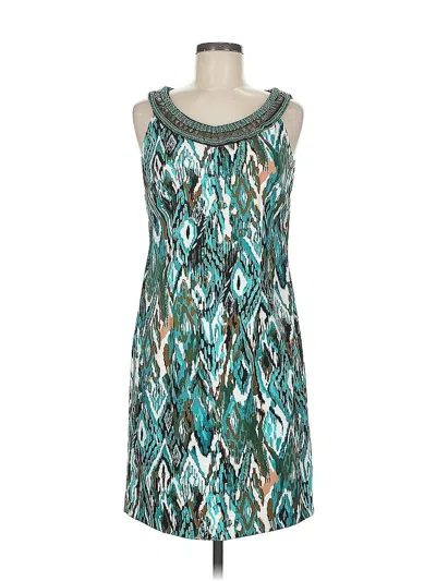 Pre-owned Connected Apparel Casual Dress In Blue