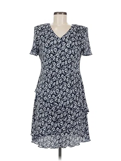 Pre-owned Connected Apparel Casual Dress In Blue