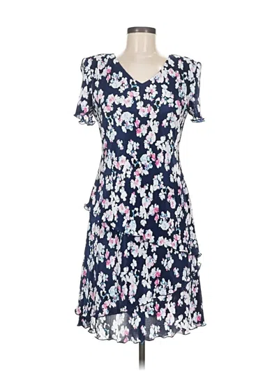 Pre-owned Connected Apparel Casual Dress In Blue