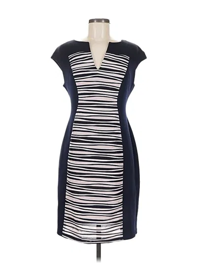 Pre-owned Connected Apparel Casual Dress In Blue