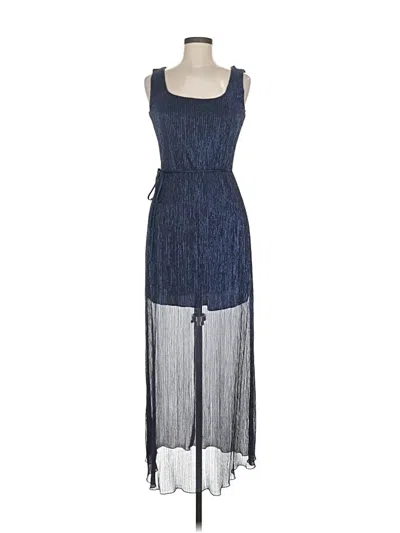 Pre-owned Connected Apparel Casual Dress In Blue