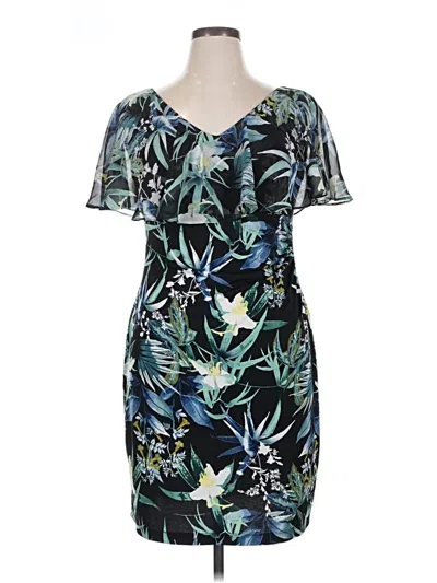 Pre-owned Connected Apparel Casual Dress In Blue