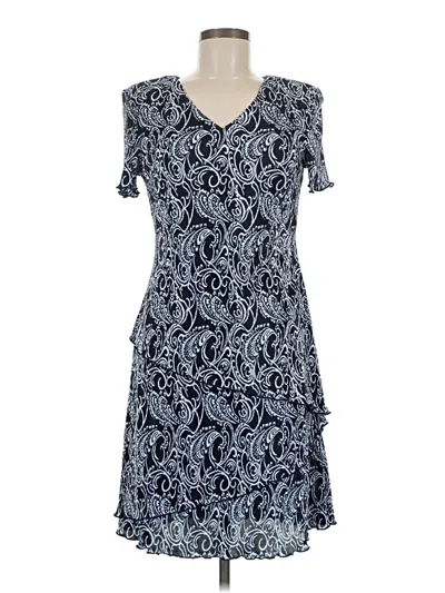 Pre-owned Connected Apparel Casual Dress In Blue