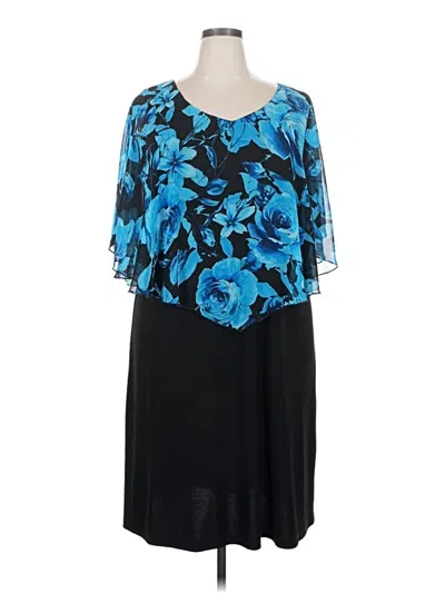 Pre-owned Connected Apparel Casual Dress In Blue