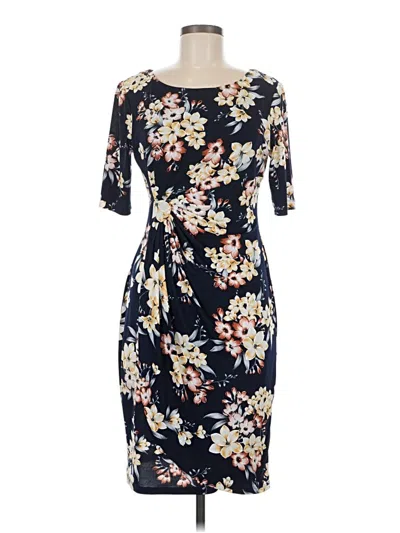 Pre-owned Connected Apparel Casual Dress In Blue