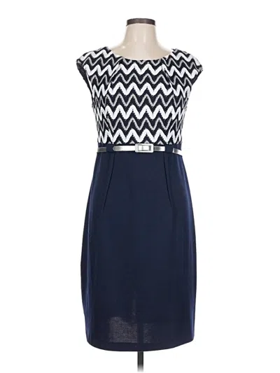 Pre-owned Connected Apparel Casual Dress In Blue