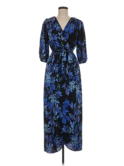 Pre-owned Connected Apparel Casual Dress In Blue